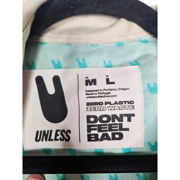 Unless Collective Cream White M Biodegradable Utility Jacket Casual Unisex - Picture 4 of 4